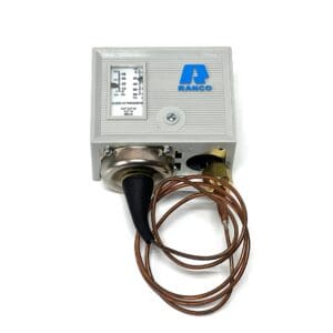 A picture of the temperature control unit for a water heater.