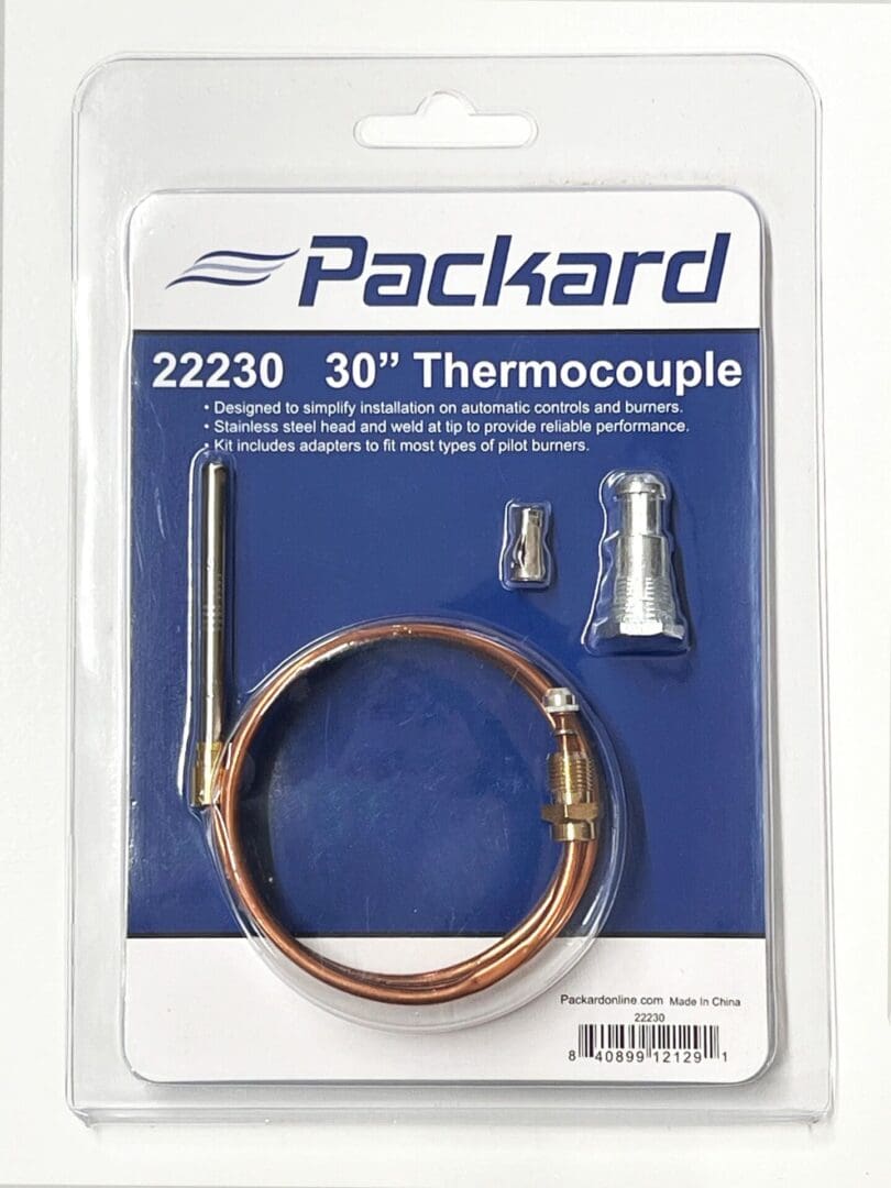 A package of the packard thermocouple