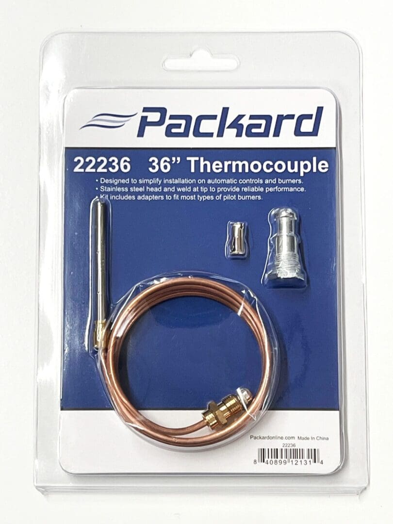 A package of the packard thermocouple