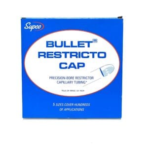 A box of bullet restricto cap
