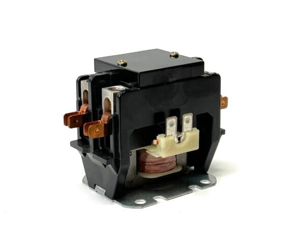 A close up of an air conditioner contactor
