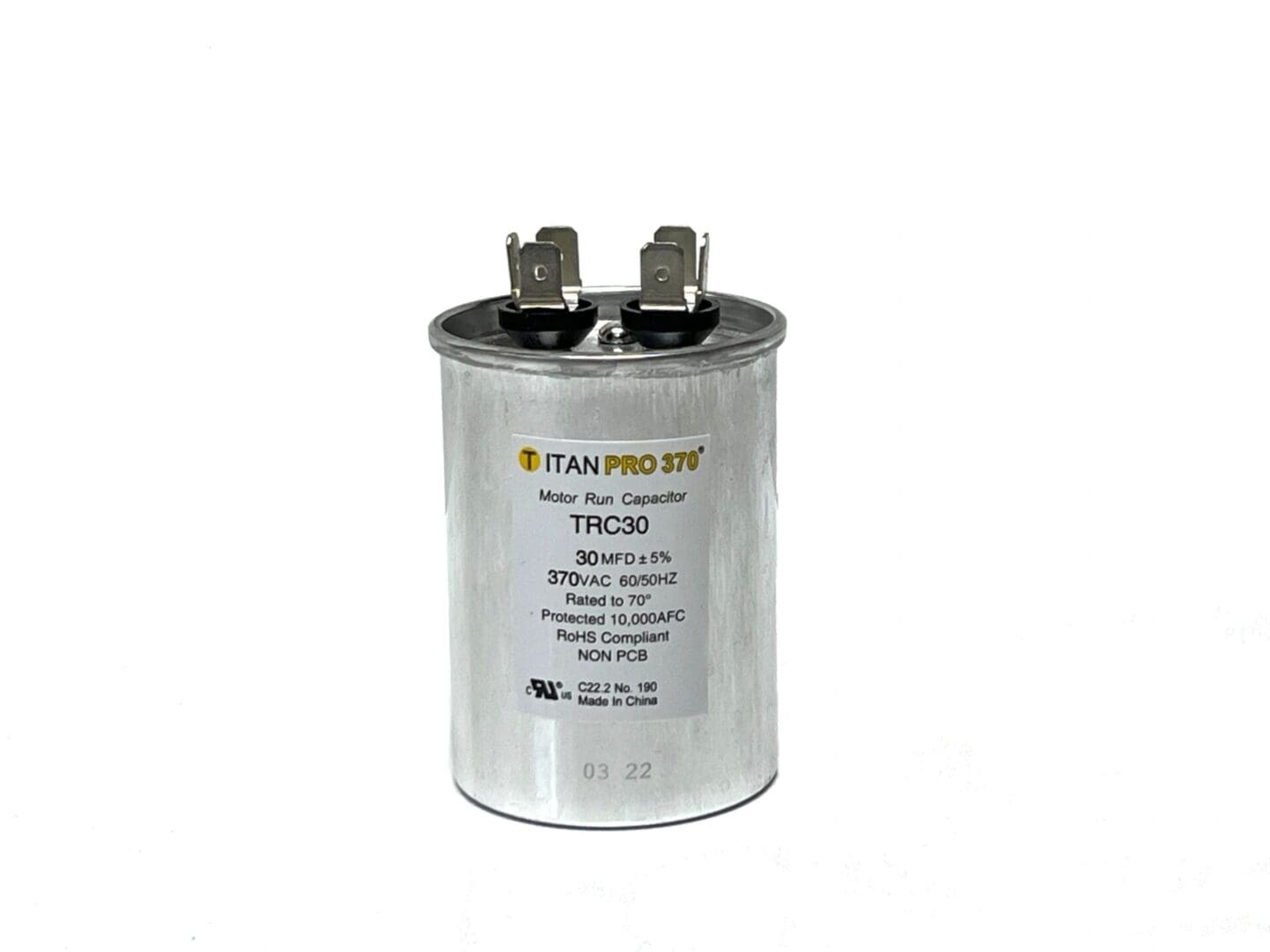 A capacitor is shown with the words " polarity ".