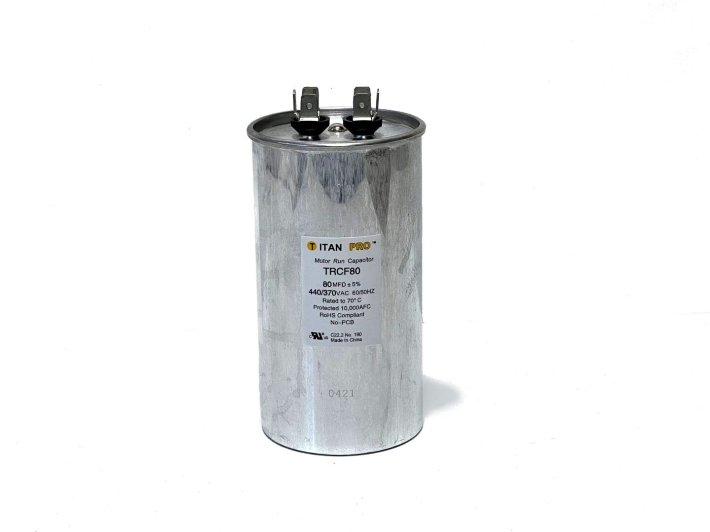 A capacitor is shown with the words " for sale " on it.