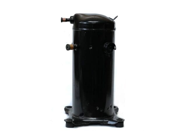 A black cylinder with a handle on top.