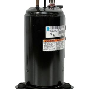 A picture of an air conditioner compressor.