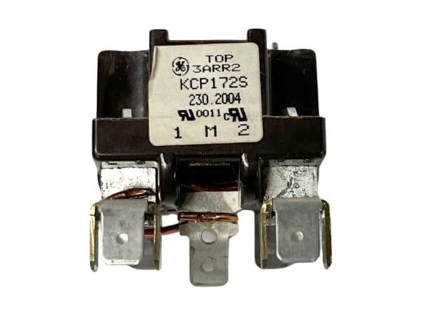 A close up of an electrical relay